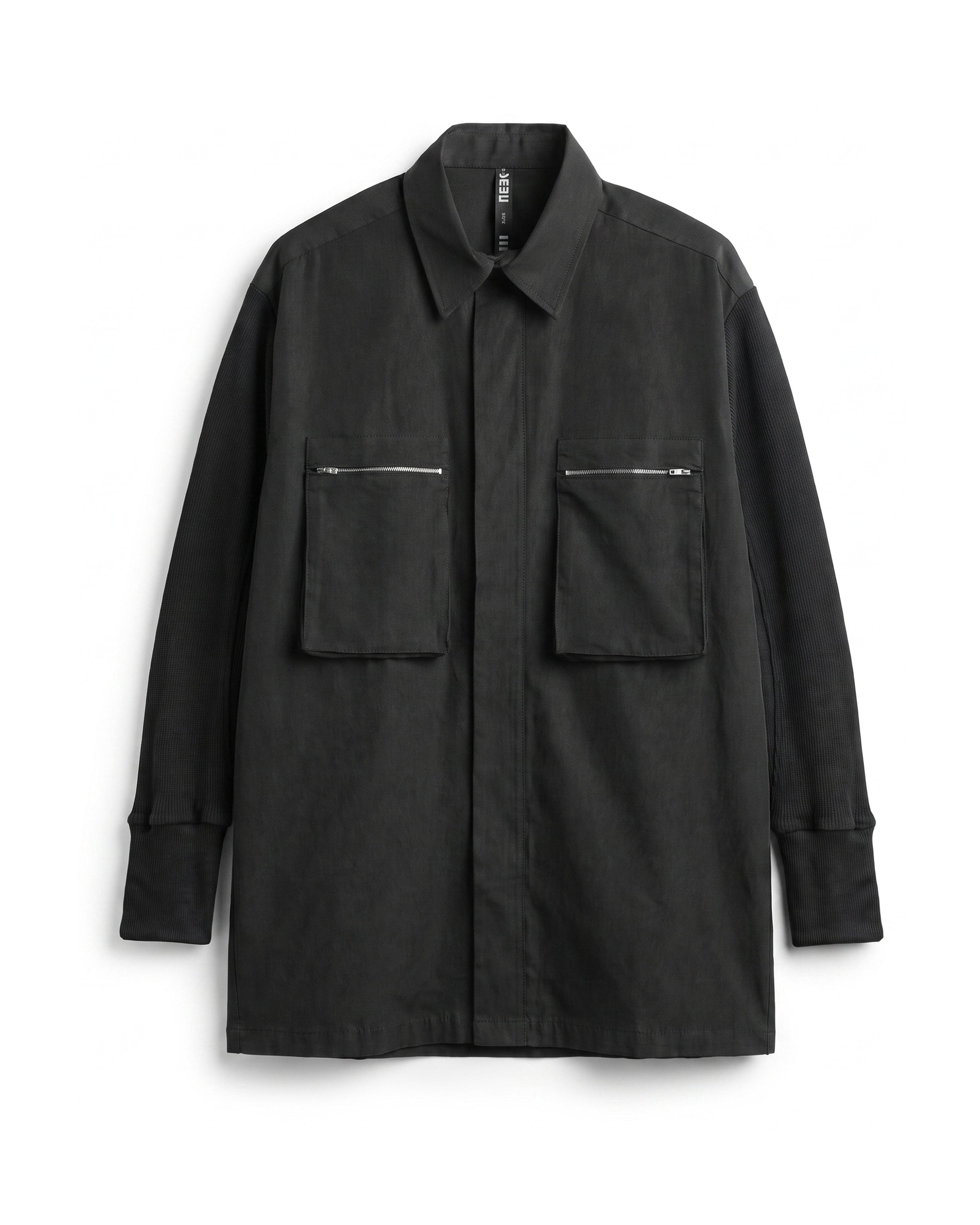 Front Pocket Shirt in Black