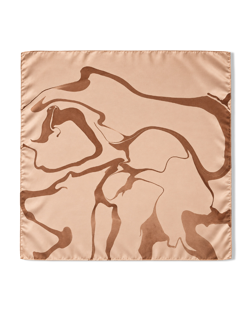 Silk Scarf Sand DESU X Liquid Form Sound Lab