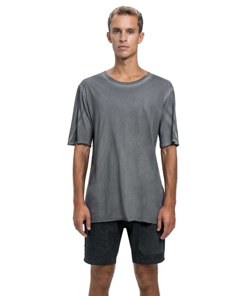 Asymmetric t-shirt in grey
