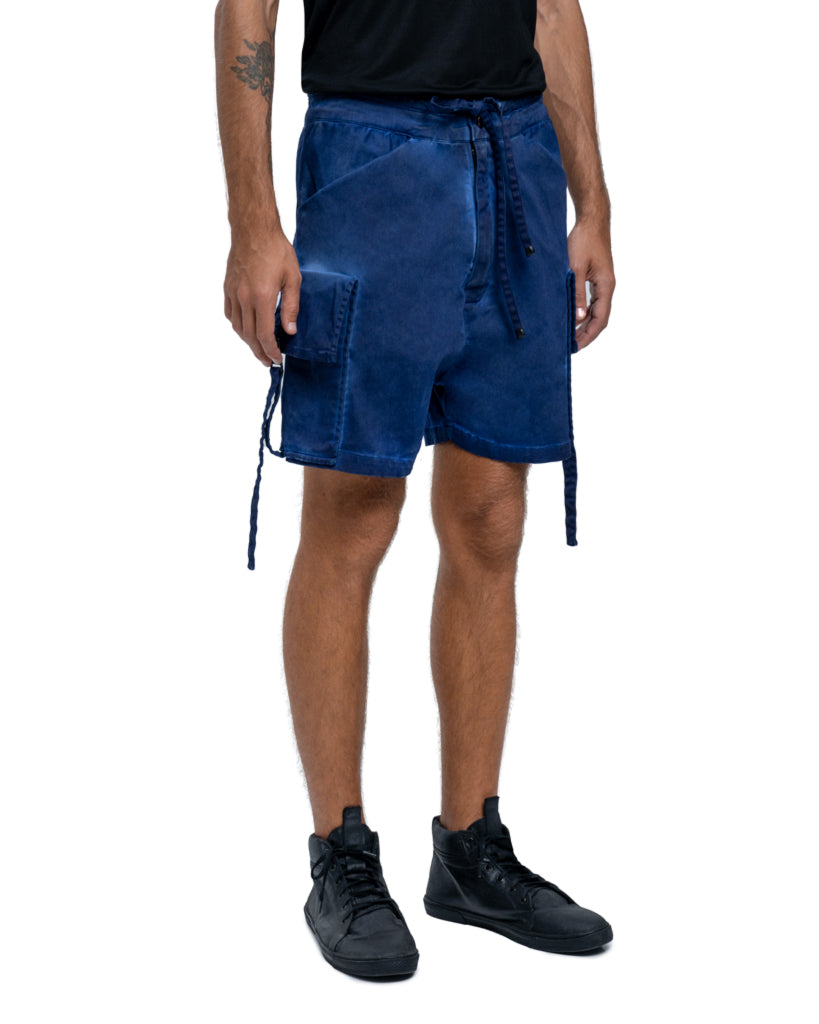 Cargo shorts in  blue - DESU clothing