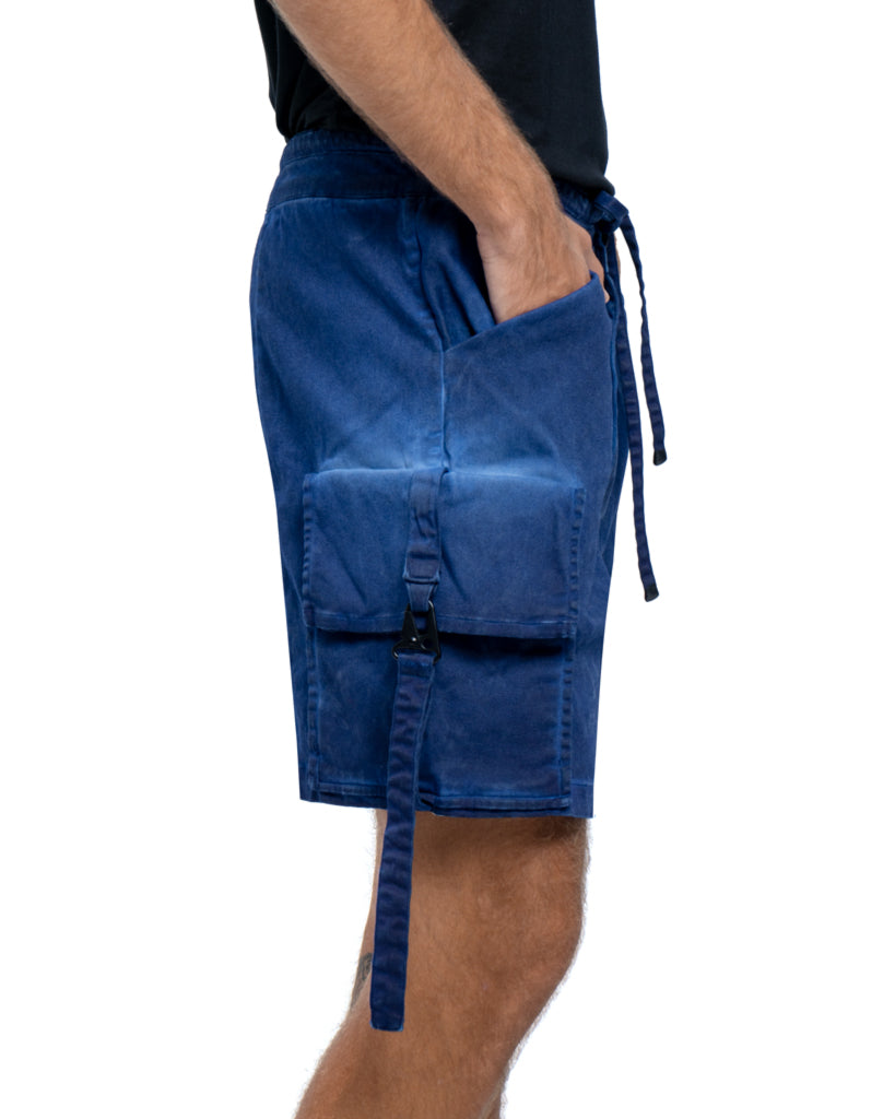 Cargo shorts in  blue - DESU clothing