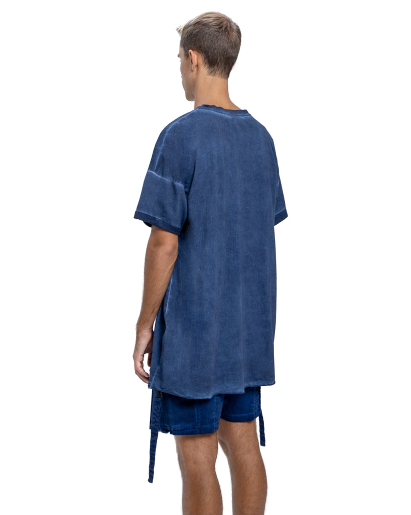 Unisex Oversize t-shirt in blue - DESU clothing