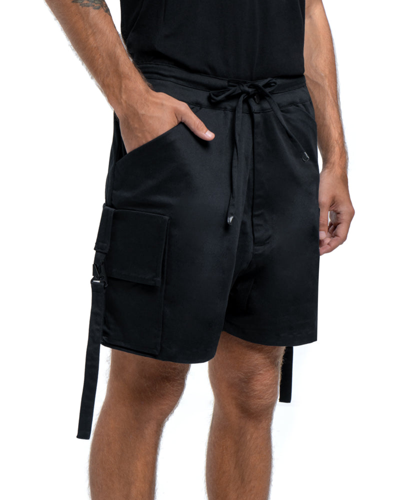 Cargo shorts in black