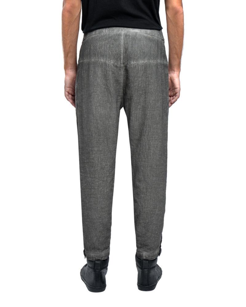 Crinkle pants in grey