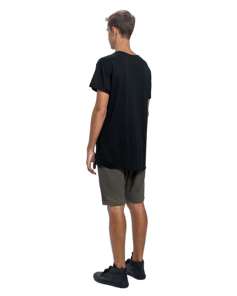Supima t-shirt in  black