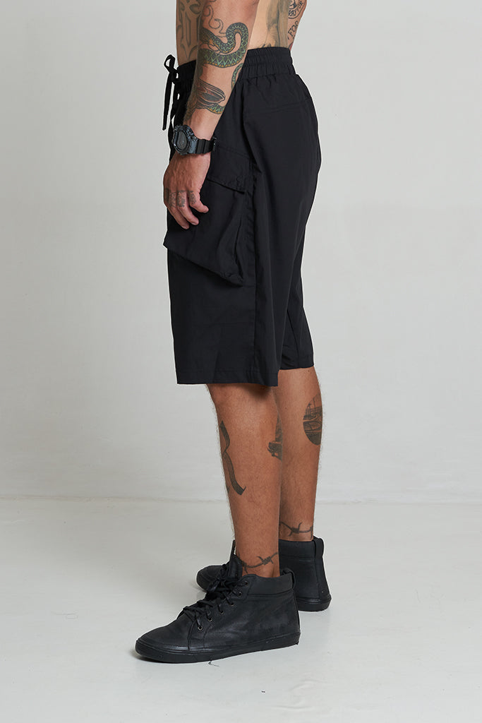 Drop crotch man front pockets shorts - DESU clothing